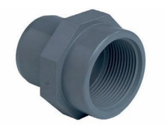 PVC Plain Male to Female Thread